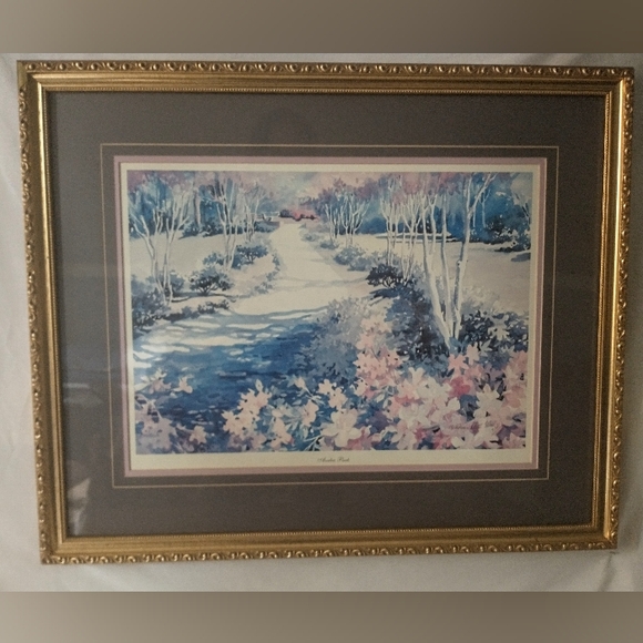 Vintage Victoria Platt Ellis - "Azalea Park" - Artist Signed, Ltd.Edition - Picture 3 of 10
